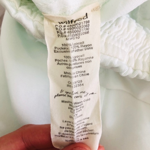 Light blue Wilfred high waisted shorts - Picture 4 of 4